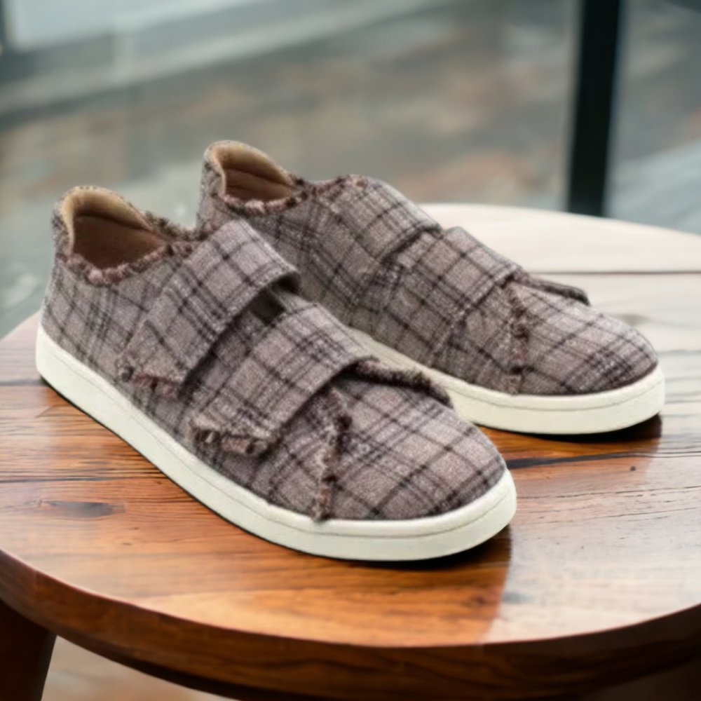 LifeStride Nonstop Plaid Slip on Sneakers - Picture 1 of 8